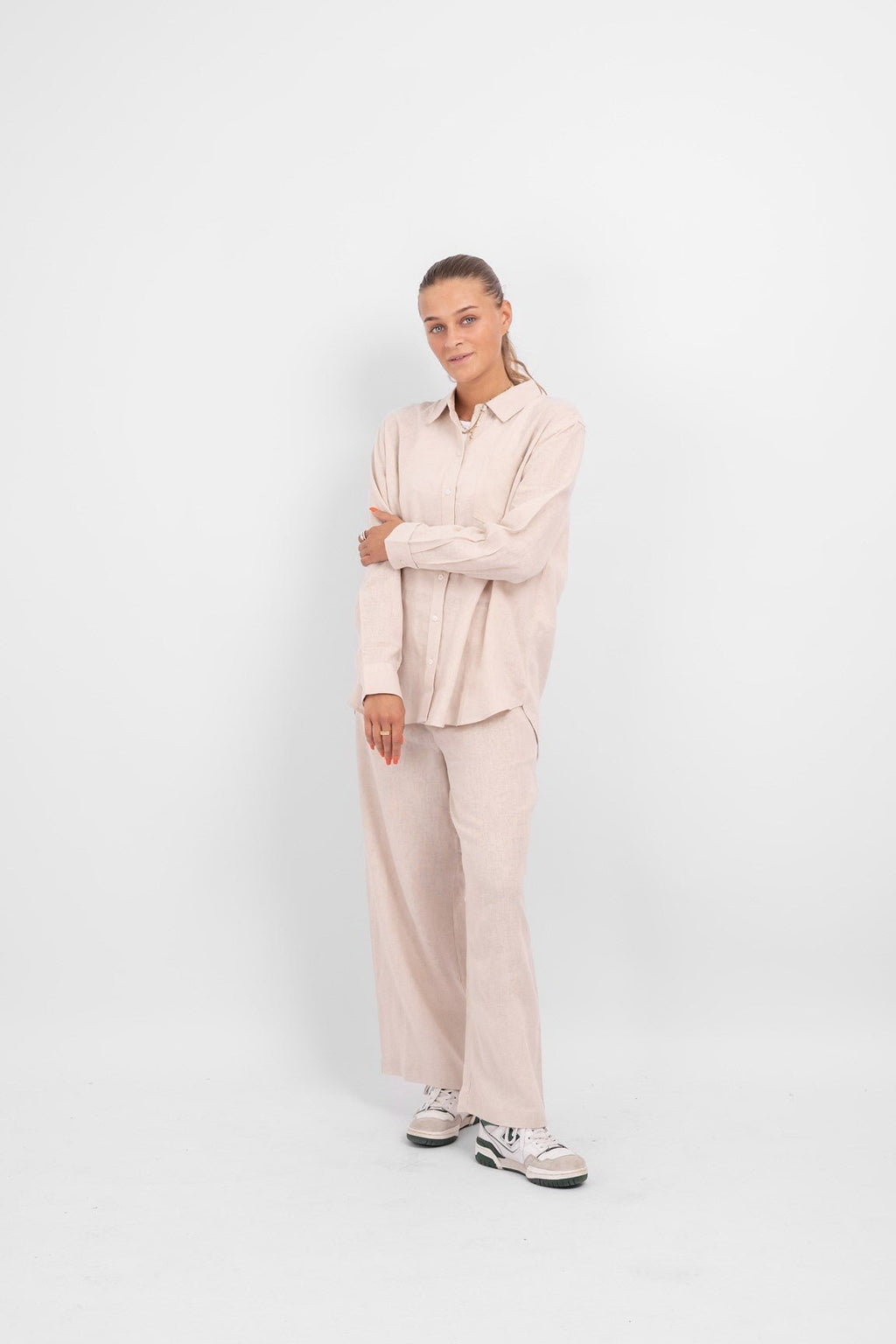 Tokion pellavahousut - Moonbeam