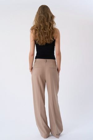 Mila Wide Pants - Beige