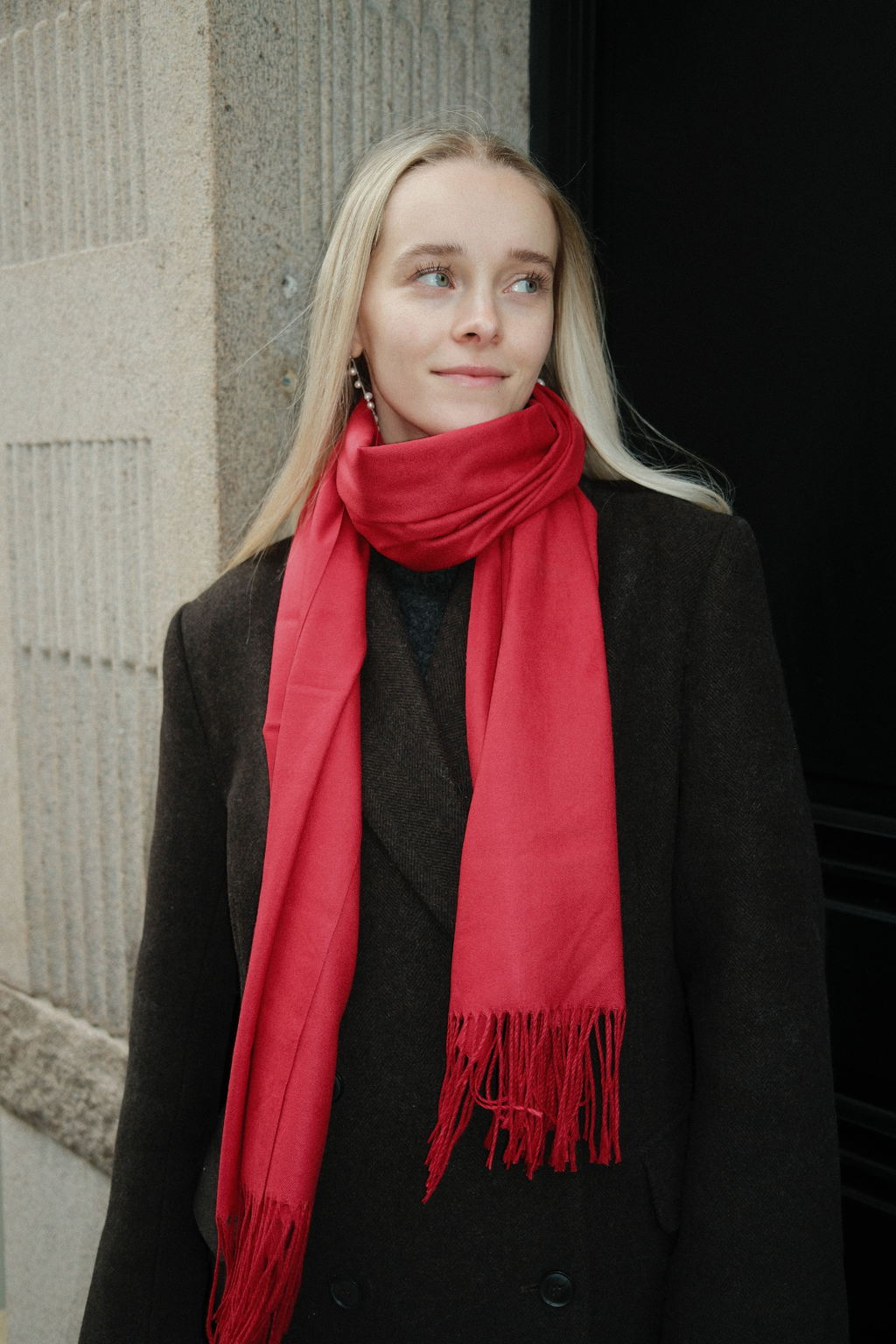 Huivi - punainen