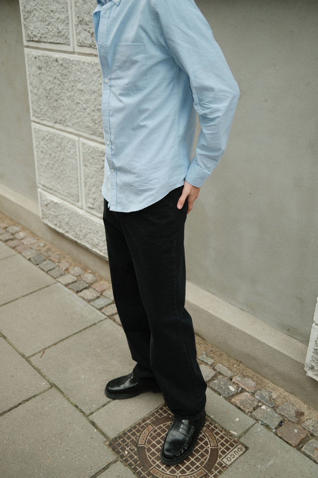 Baggy Jeans - musta denim