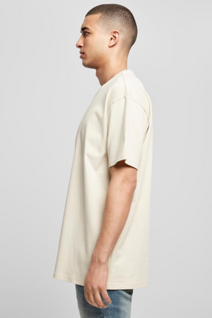 Raskas Oversized T -paita - hiekka