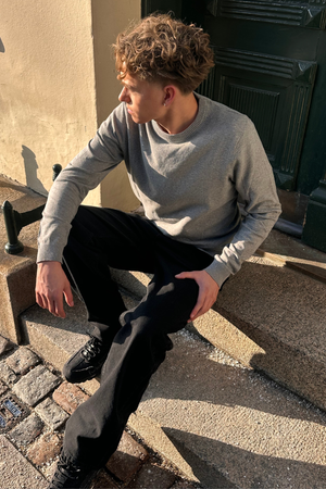 Pulloveri Pyöreäkaula-aukkoinen - Gray Melange