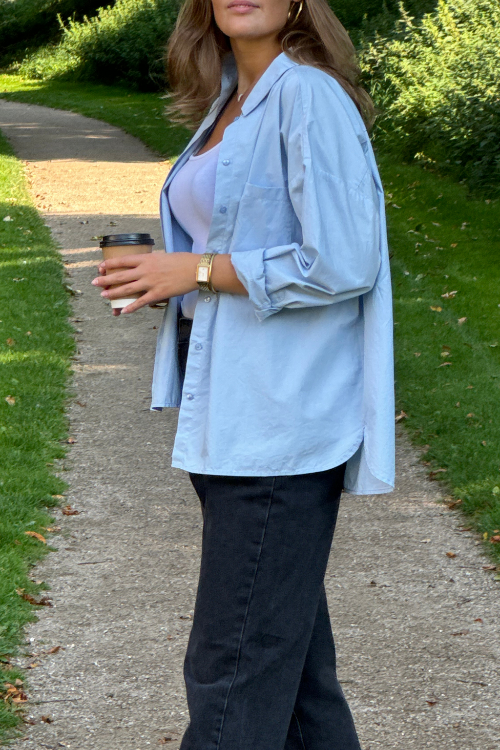 Rento paita - vaaleansininen