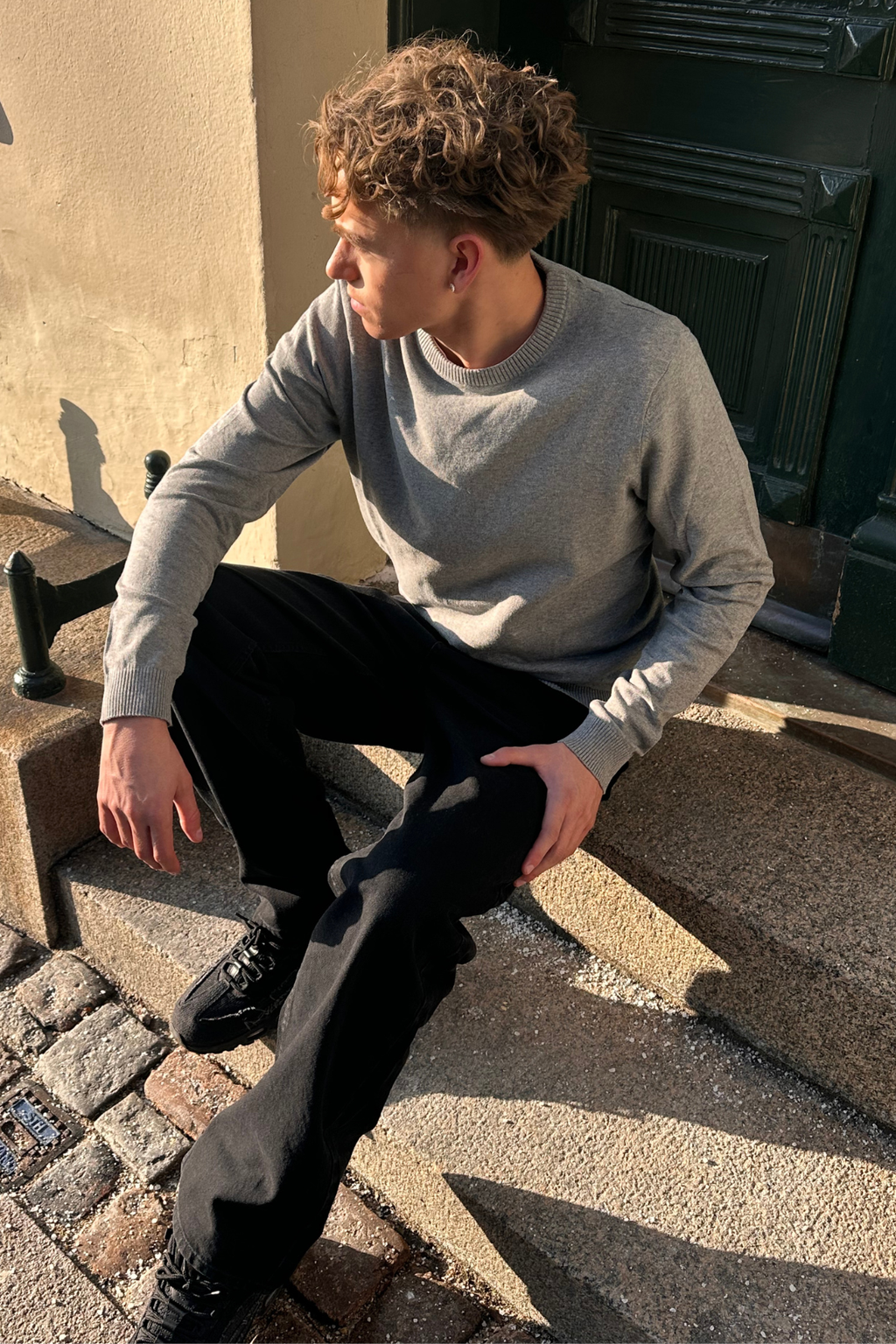 Pulloveri Pyöreäkaula-aukkoinen - Gray Melange