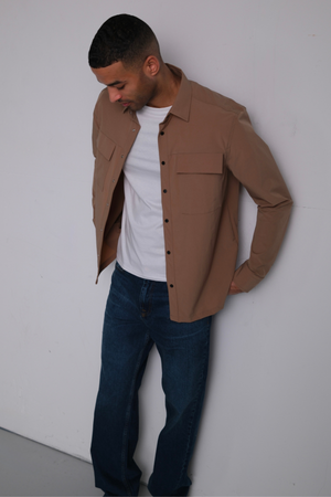 Silas Overshirt - ruskea