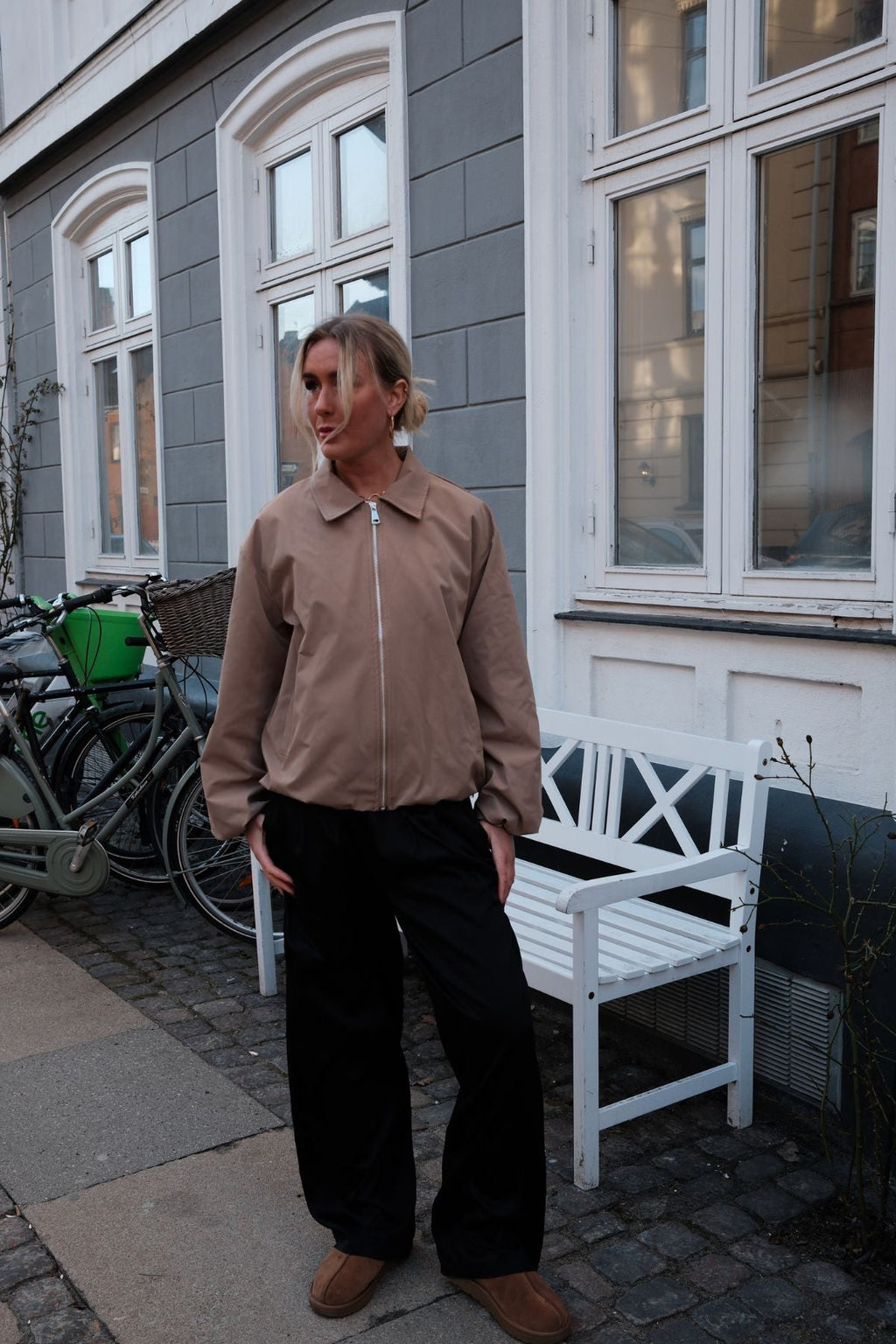 Ines lyhyt takki - Camel