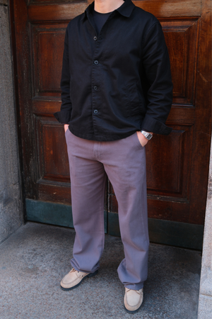 Straight Cotton Chino - harmaa