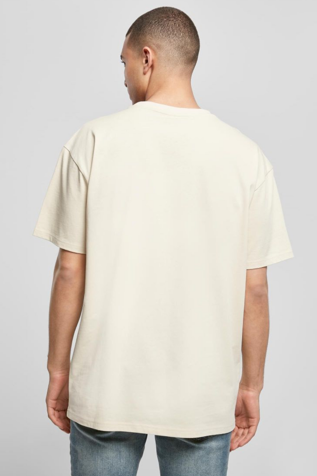 Raskas Oversized T -paita - hiekka