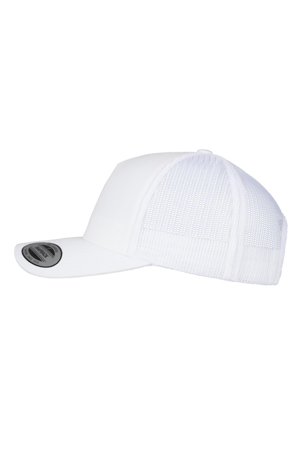 Retro Trucker lippis - Valkoinen