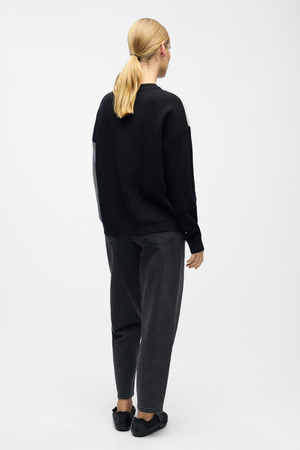 Ray Knit Pullover - Musta hiekka
