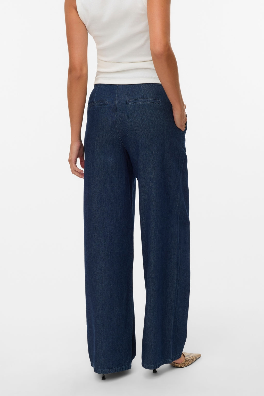 Rae Wide Farkut - Tummansininen Denim