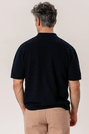 Darin Knit Polo - laivasto