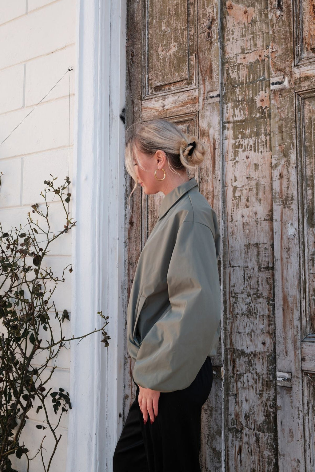 Ines lyhyt takki - Khaki