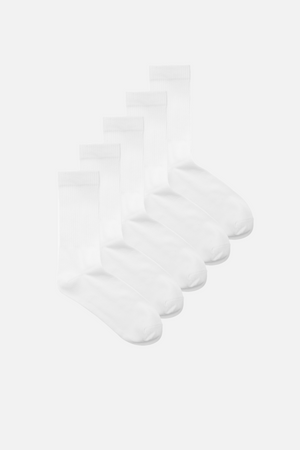 Heritage Tennis sukat 5 kpl. - valkoiset - naiset