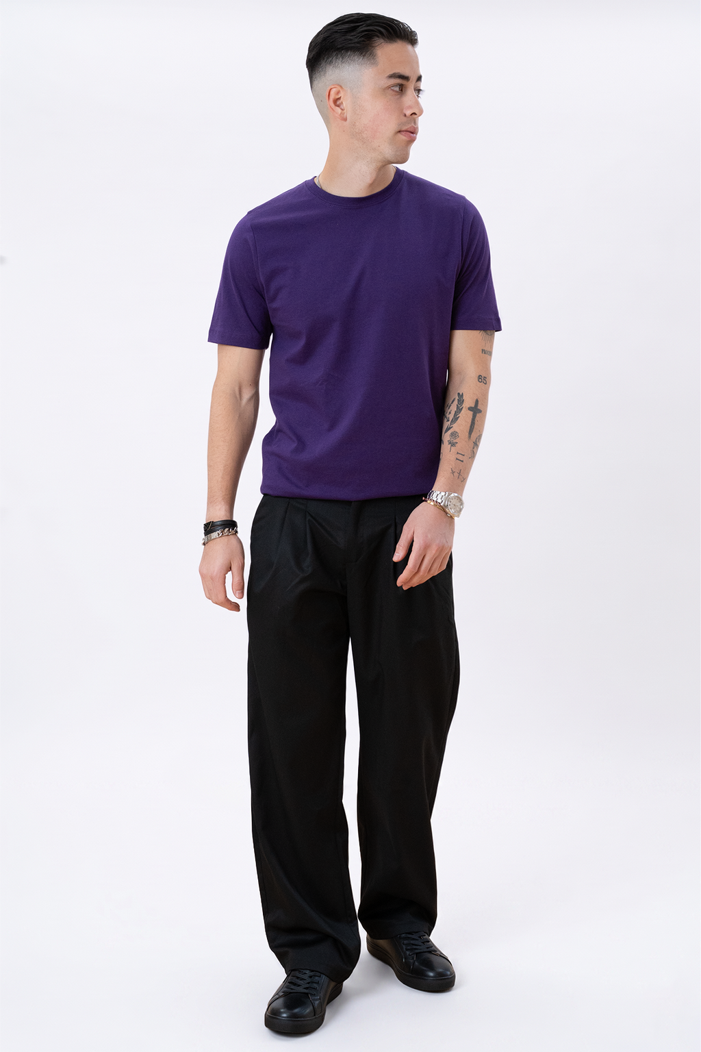 Basic T -paita - violetti