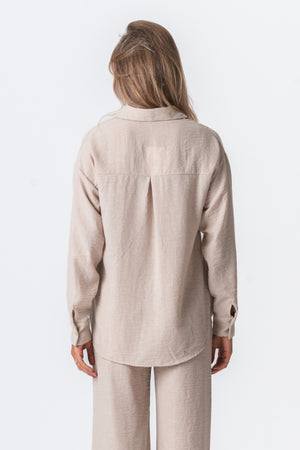 Lilly Pants + Lilly -paita (hiekka) - Pakkauskauppa