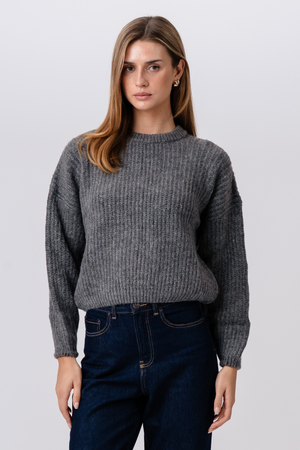Gabriela Knit - Harmaa