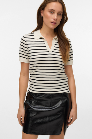 Silje Poloneck Pullover - koivu