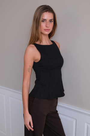 Aya Top - musta