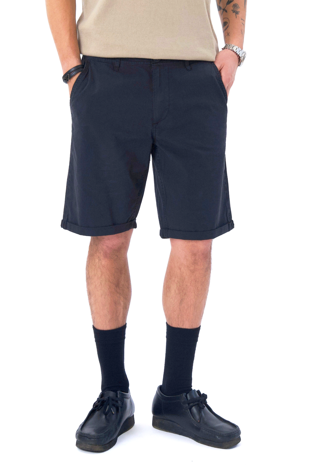 Chino Shorts - Musta