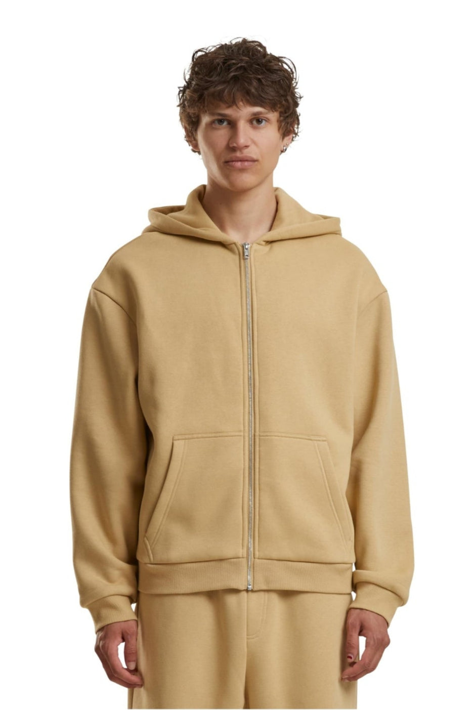 Jokapäiväinen zip -huppari - Union Beige