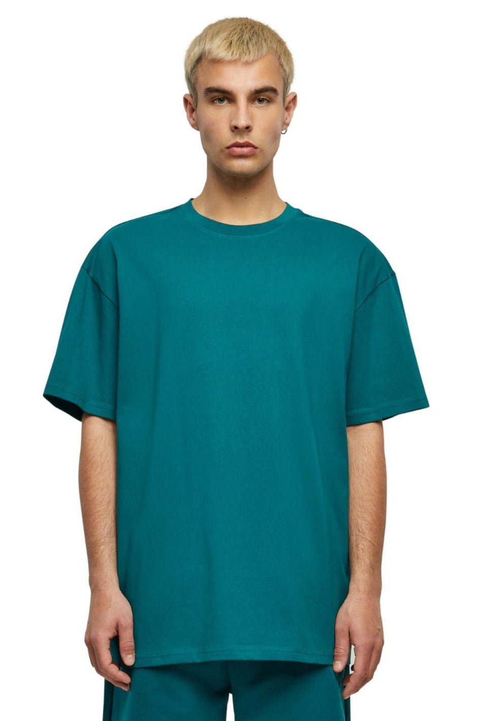 Raskas Oversized T -paita - Retro Green