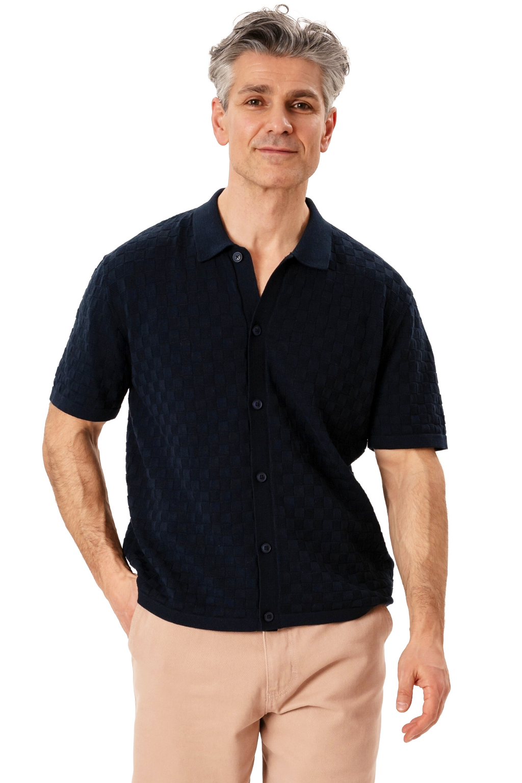 Darin Knit Polo - laivasto