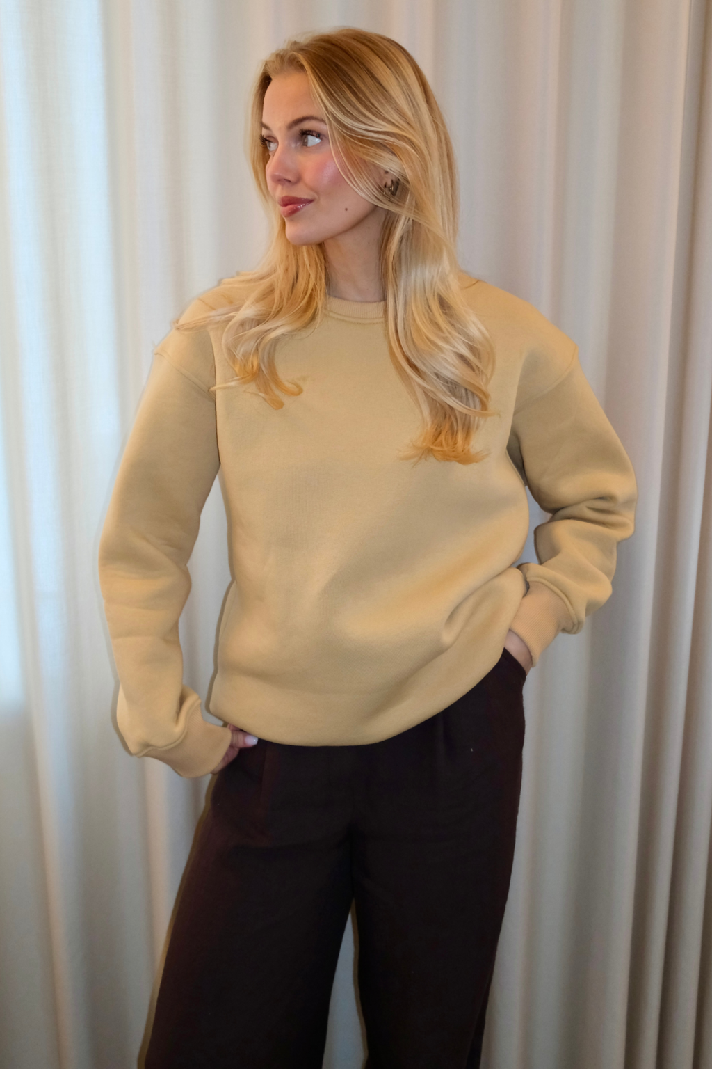 Alina -pusero - hiekka