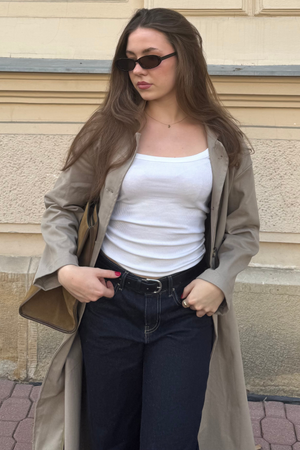 Carla Trenchcoat - hiekka