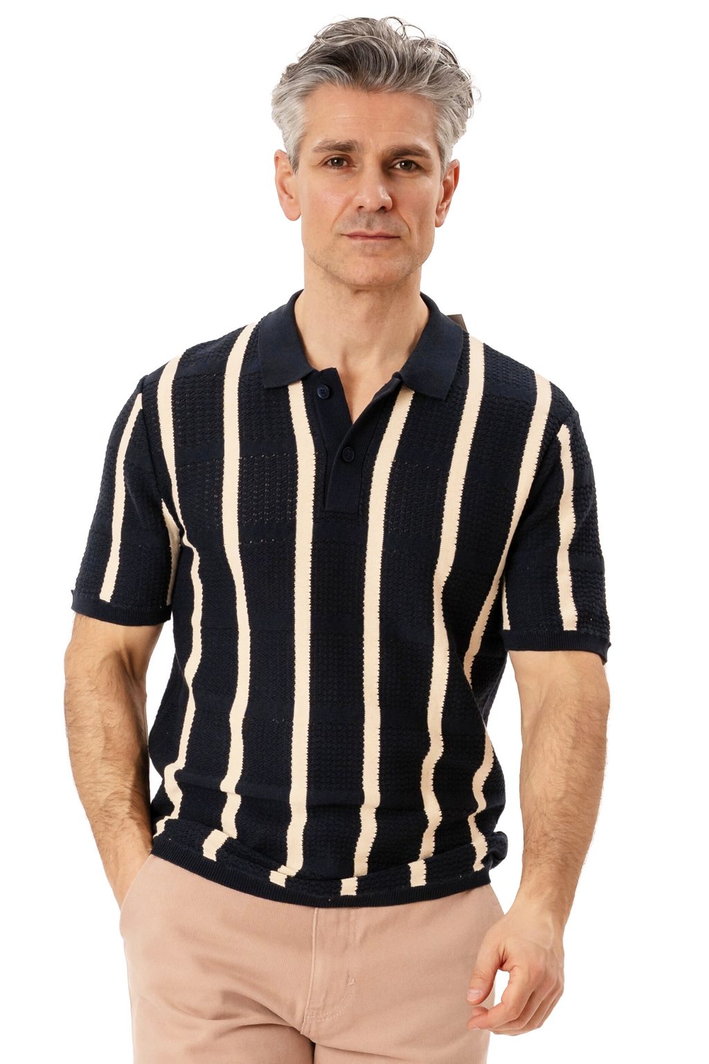 Darin Knit Polo - laivasto