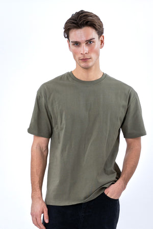 Boxy T-paita - Olive