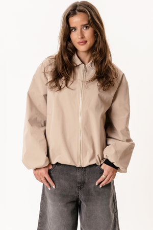 Ines lyhyt takki - beige