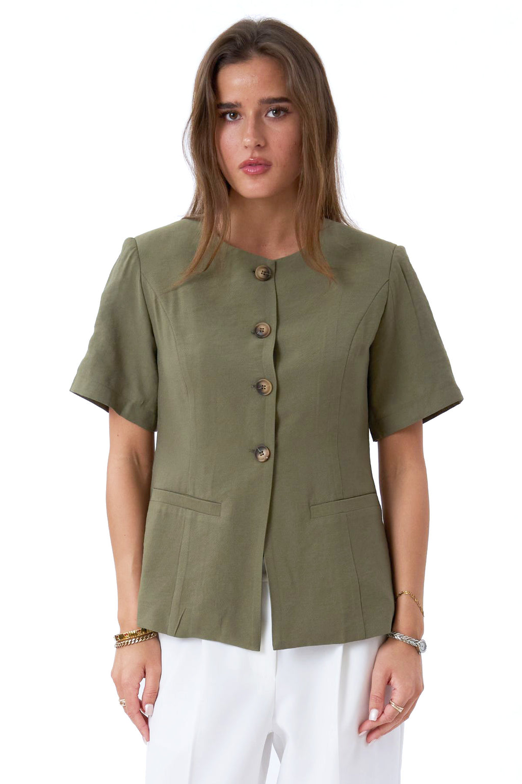 Isolde Blazer - oliivi