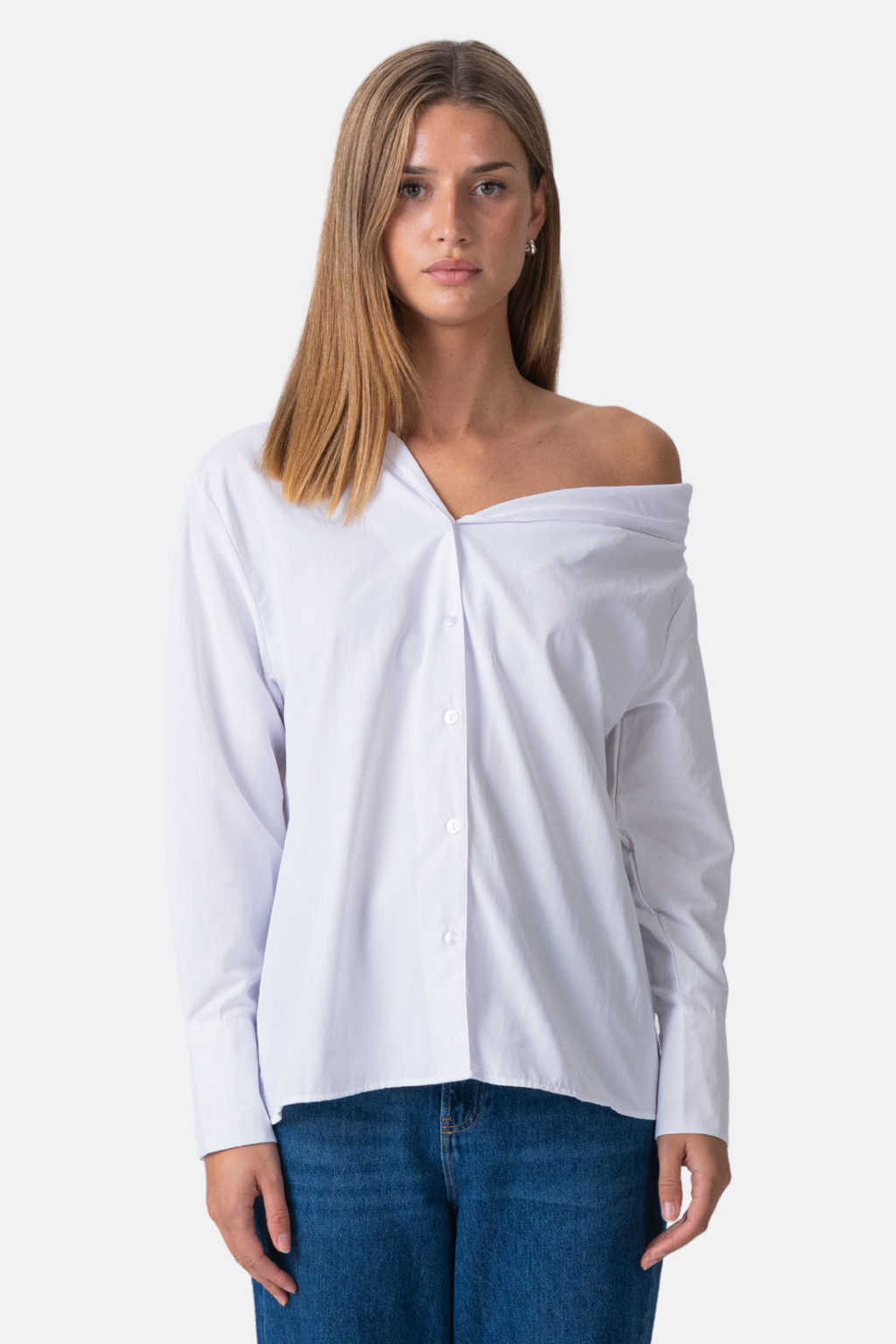 Serena Oversized Paita - valkoinen