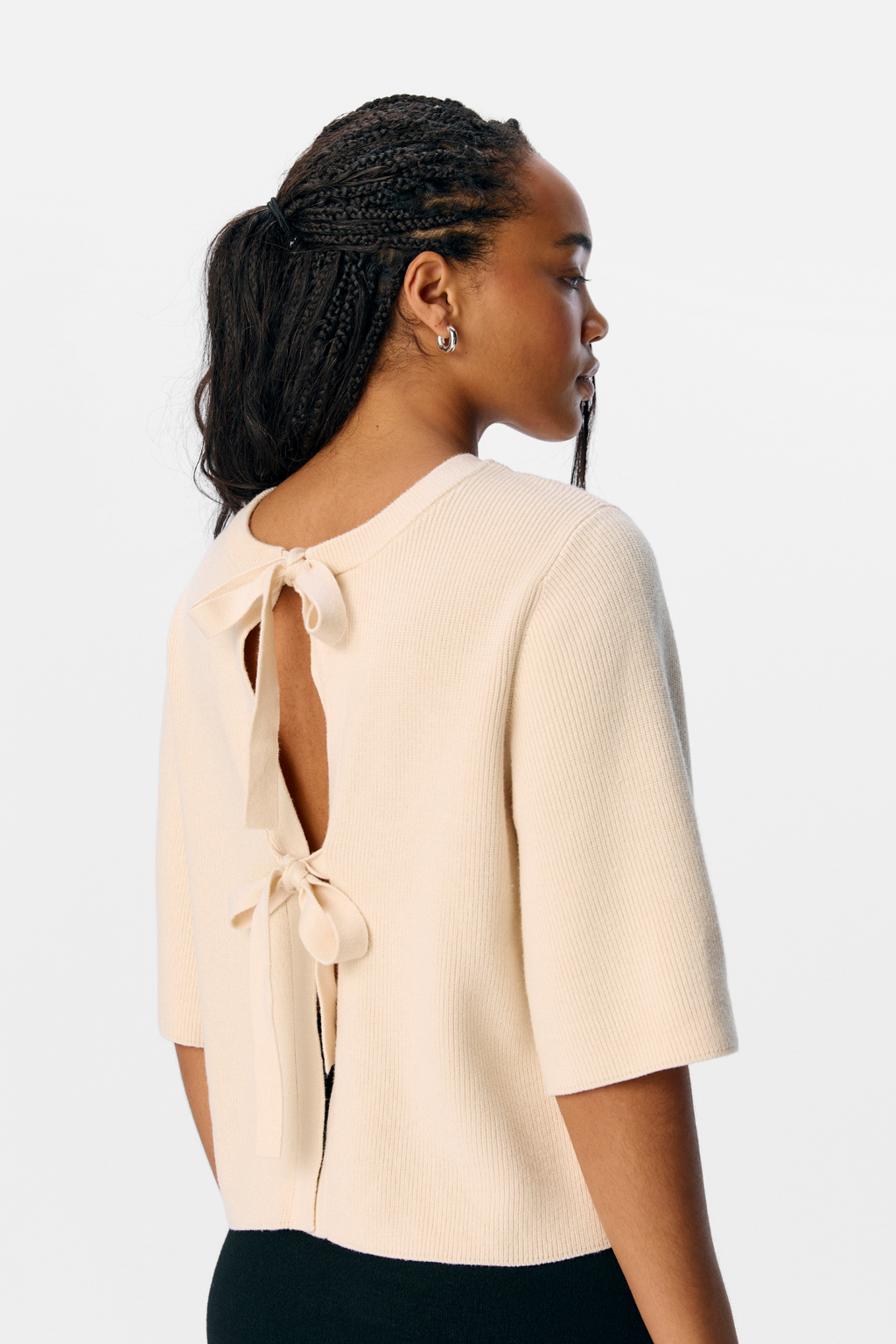 Julla Parvi 2/4 neulottu neuletakki - hiekkakukka