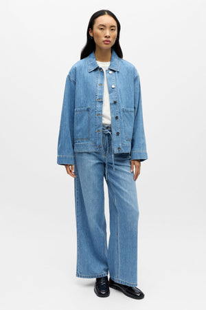Rosie Overshirt - vaaleansininen denim