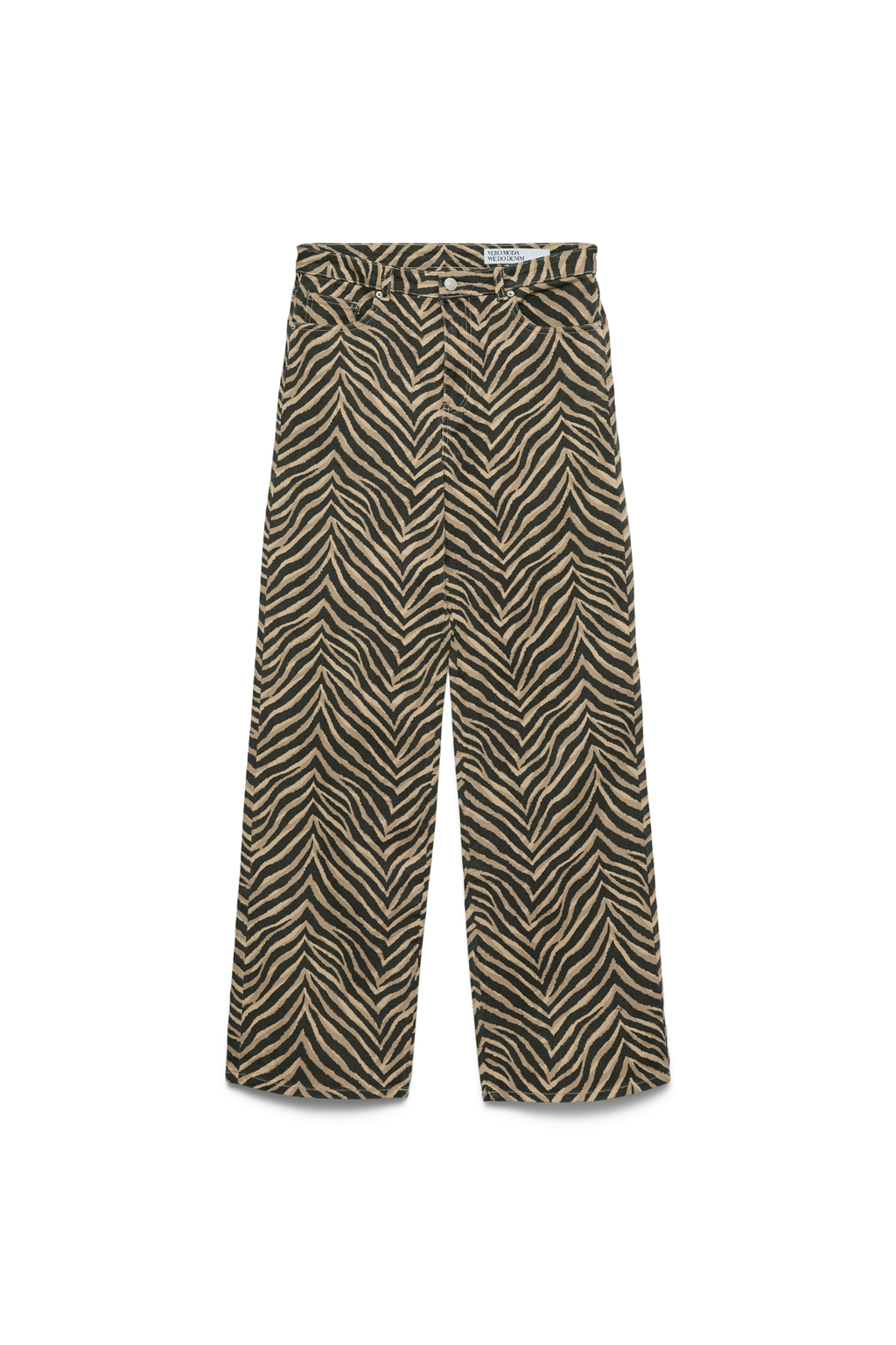 Tessa Wide Stretch Farkut - Silver Mink Zebra