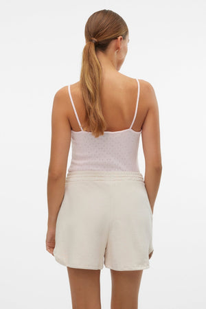 Isa Singlet Top - Pink A -boo