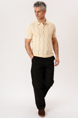 Duran Knit Polo - hiekka