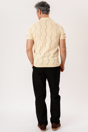 Duran Knit Polo - hiekka