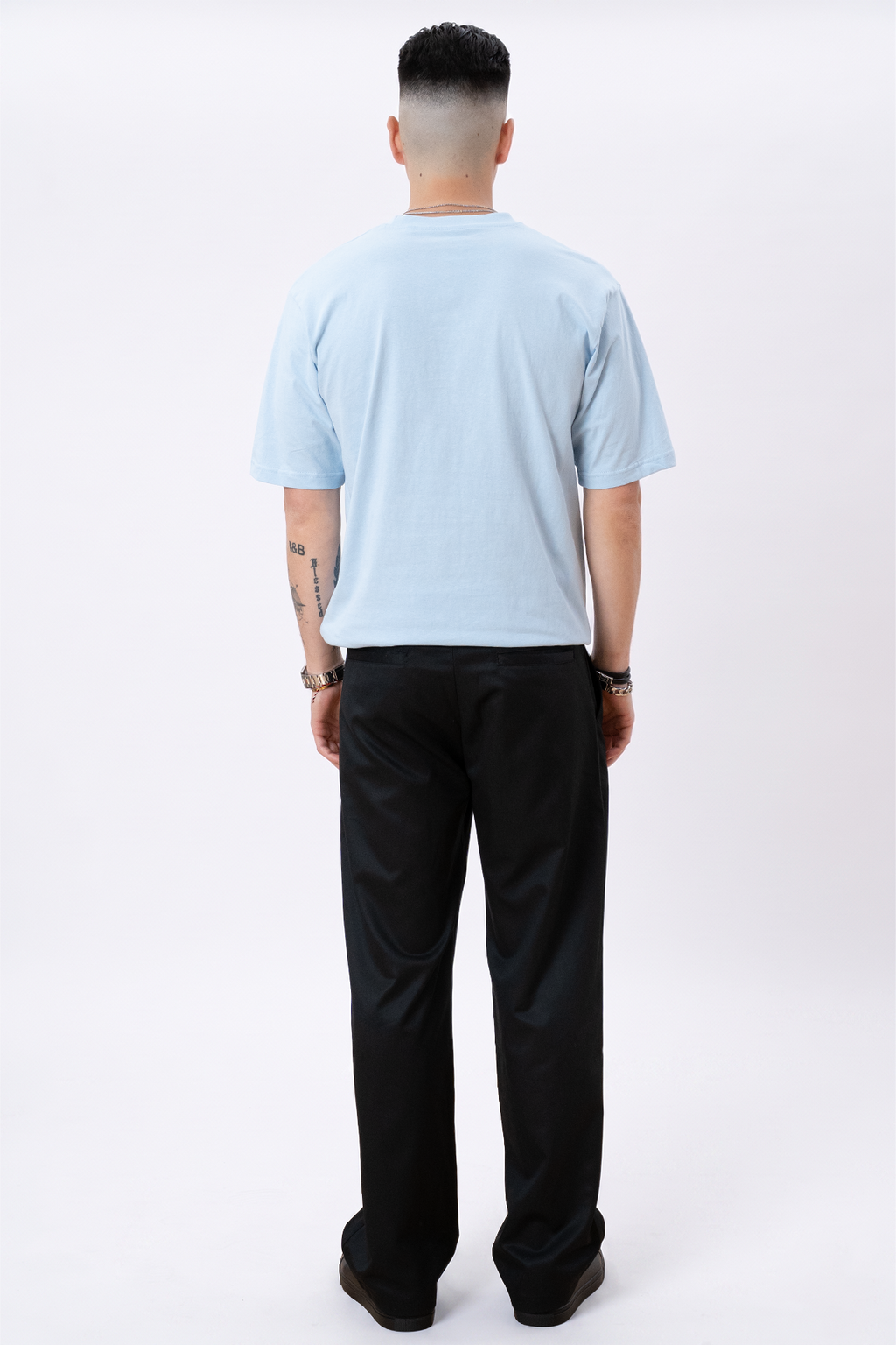 Raskas Oversized T -paita - jauhemainen