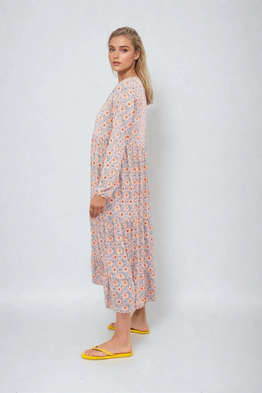 Julia Kukka mekko - sininen