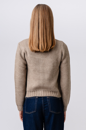 Emilie Knit -neuletakki - ruskea