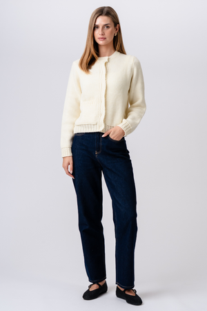 Emilie Knit -neuletakki - beige