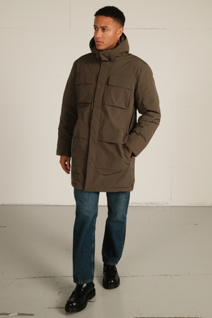 Edmund Long Parka -takki - musta