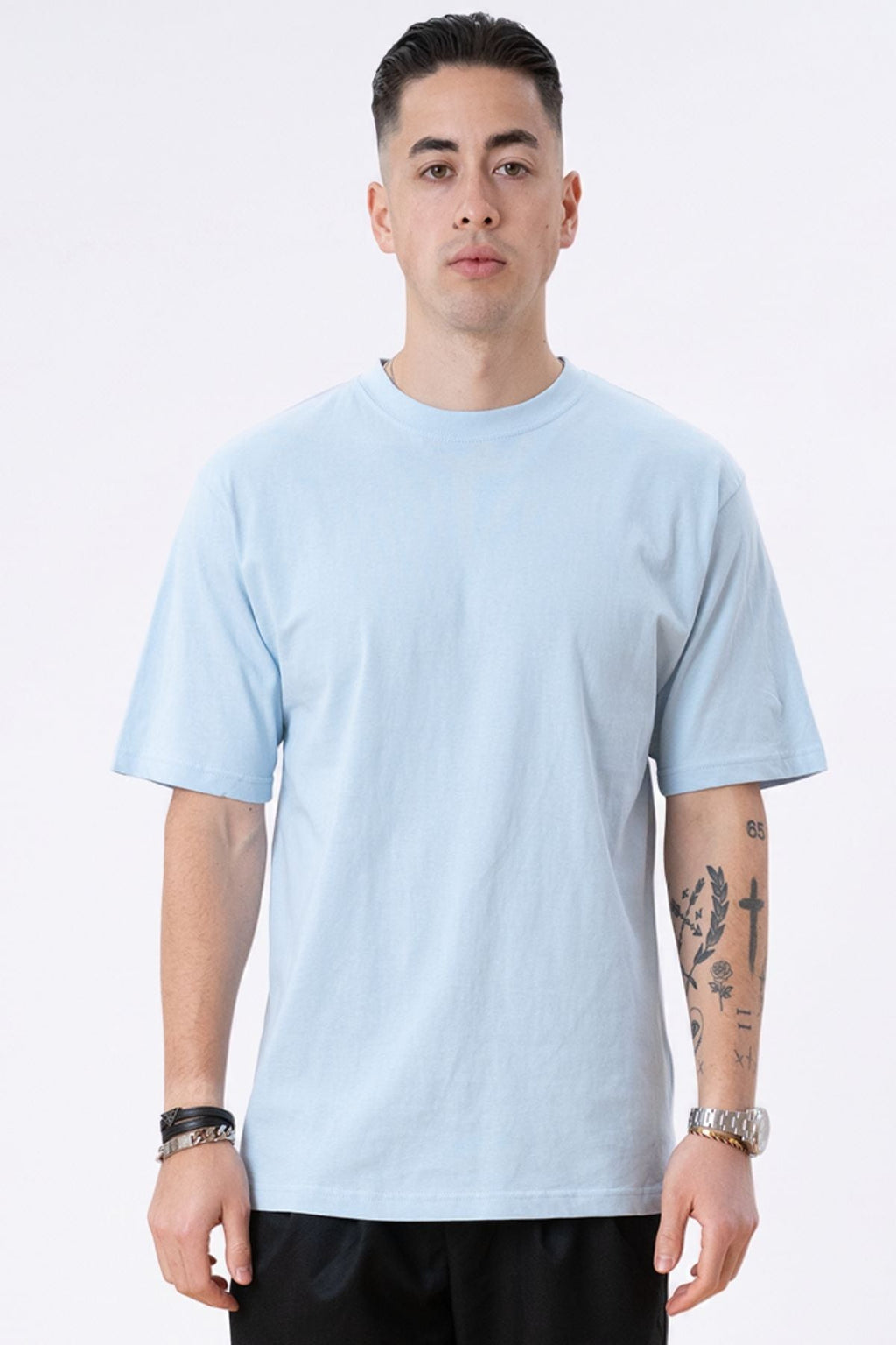 Raskas Oversized T -paita - jauhemainen