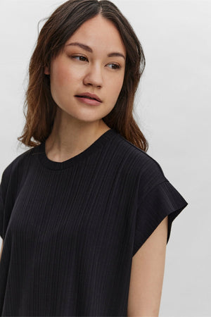 Phoenixy -korkki hihan vasikkamekko - musta