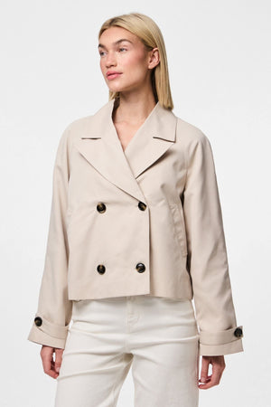 Scarlett Short Trenchcoat - Hopeaharmaa