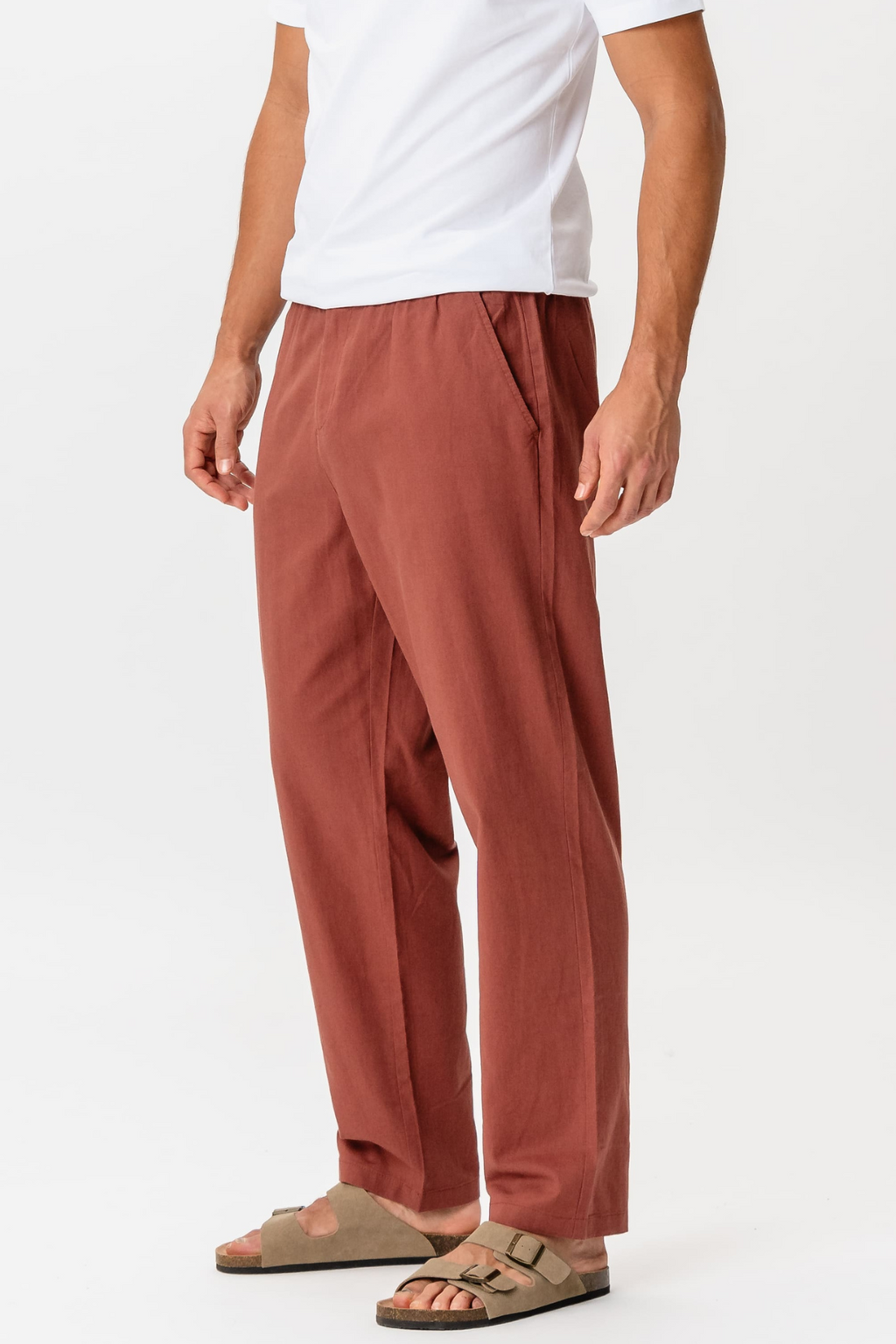 Liinavaatteet Pants - Terrakotta