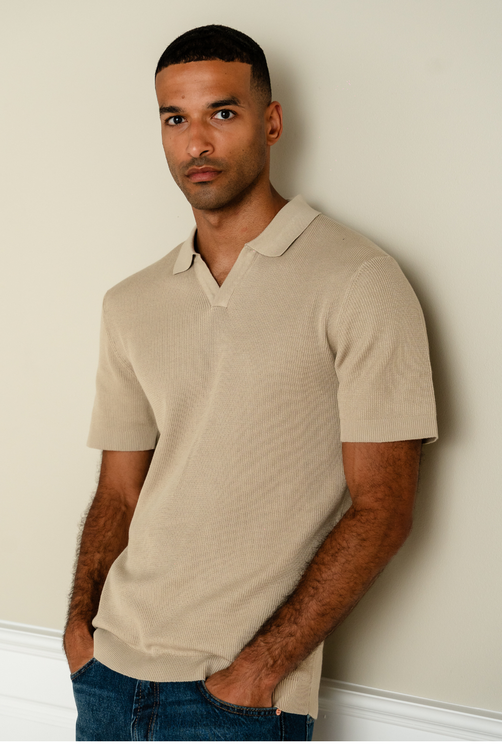 George neulottu polo - beige